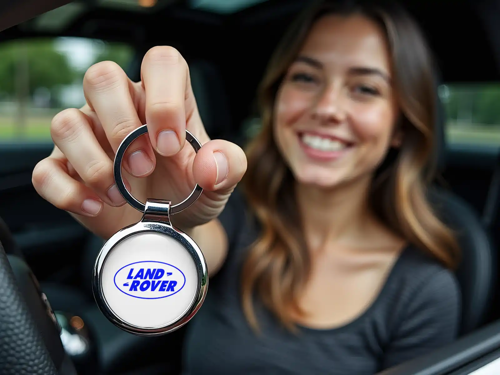 Land Rover Personalized Key Holder Custom Logo Premium